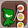 Green Destiny Sushi - PRO - Steel Ninja Roll Puzzle Game