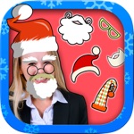 Christmas photo editor - photo stickers of Santa Claus and Christmas