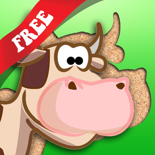 Petting farmland fun drag n drop jigsaw puzzle with lovable farm animals and matching in the barnyard iOS App