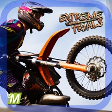 Activities of Extreme Trials Motobike Racing