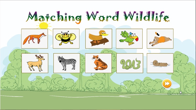 Spelling Words Wild Animal