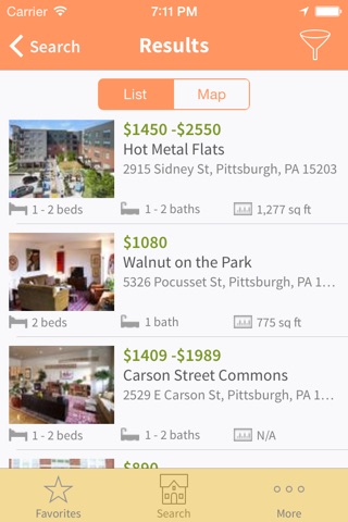 Rent Jungle Apartment Search screenshot 2