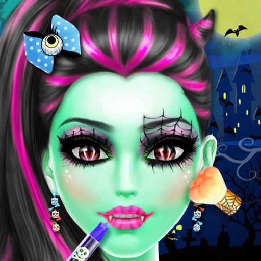 Monster Girl's Crazy Makeover Tour - Unique Makeup and Dressup Game Icon
