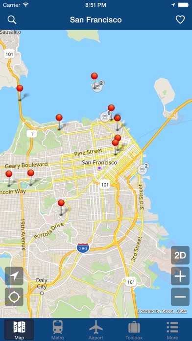 サンフランシスコオフライン地図 - シティ... screenshot1