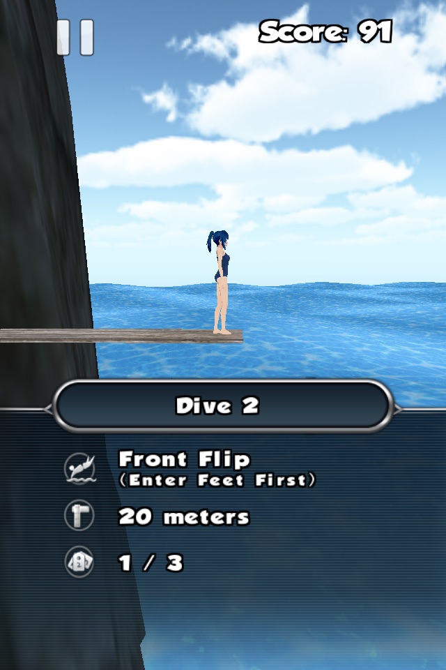 Cliff Diving 3D screenshot 3