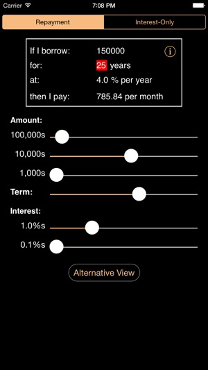 Mortgage Calculator from Andrew's Toolki