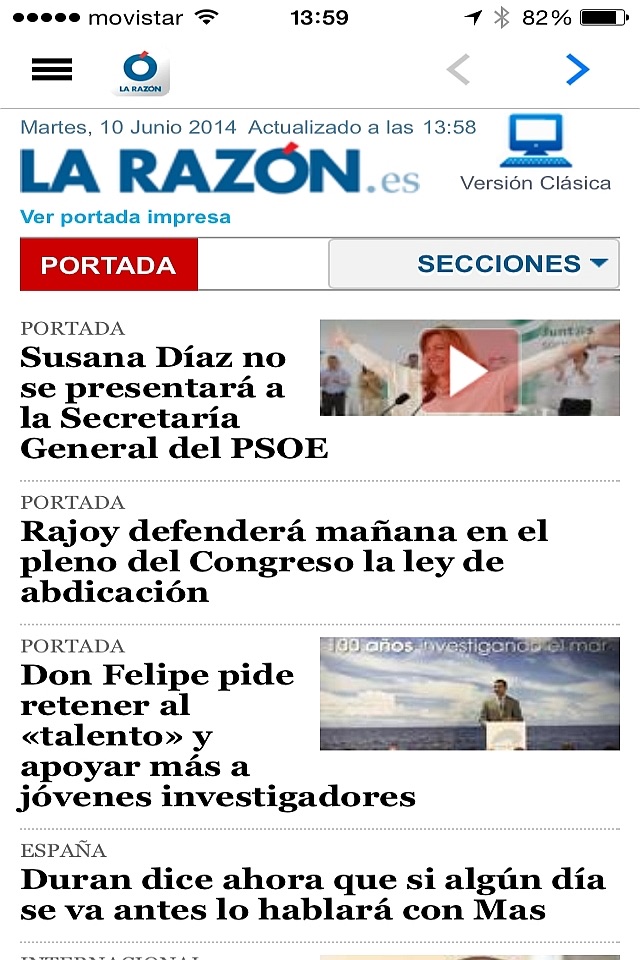 Periódico La Razón screenshot 2