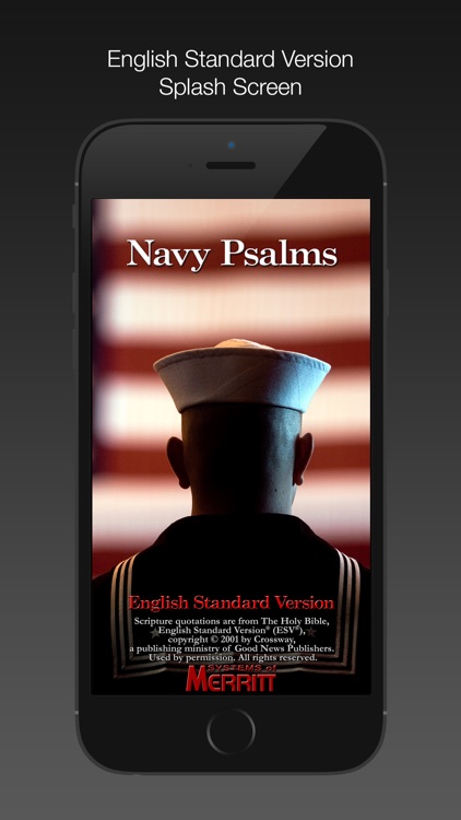 Navy Psalm Daily Quotes ESV