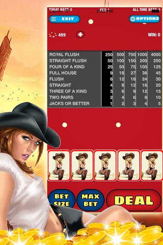 '' A Western Cowgirl Ranch Poker screenshot 2