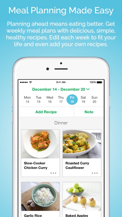 Gatheredtable - Customized weekly menus and smart grocery lists