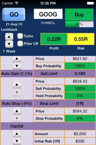 R-Multiple Calculator Pro screenshot 2
