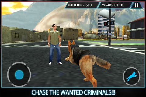 Cop Dog Arrest Criminal in Town screenshot 3