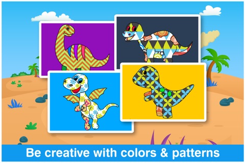 Tabbydo Dino Colorbook : Dinosaur coloring game for kids and toddler screenshot 4