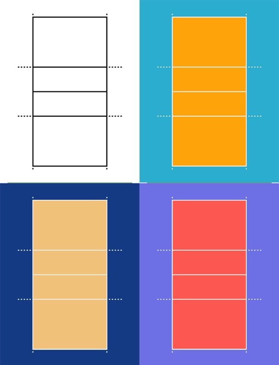 Volleyball strategy board