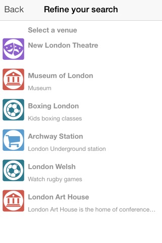 FunKidDays, the kid and family friendly location based guide for parents in London and Dublin screenshot 2