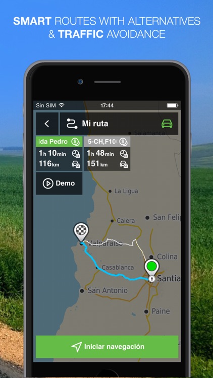 NLife Chile - Offline GPS Navigation & Maps screenshot-4