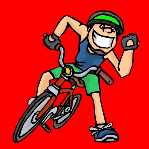 Mountain Bike Racing Tour Icon