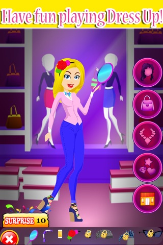 Awesome Beauty Girl Fashion Dress Up Salon Maker Free screenshot 4