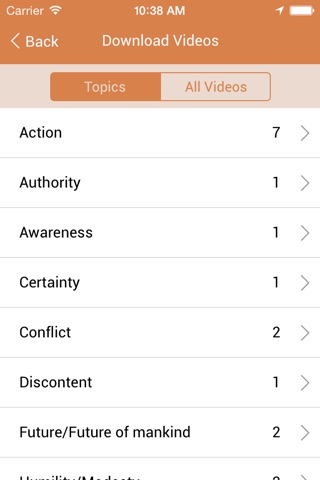 J. Krishnamurti Questions and Answers video app screenshot 3