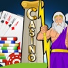 Gold Casino Of Greek Gods with Bingo Ball, Roulette Wheel and More!