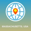 Massachusetts, USA Map - Offline Map, POI, GPS, Directions