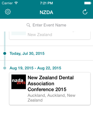 New Zealand Dental Association conference screenshot 3