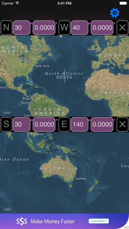 Antipode Map