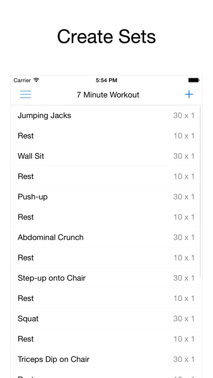 Workouts - Reusable Sequential Countdown Timers