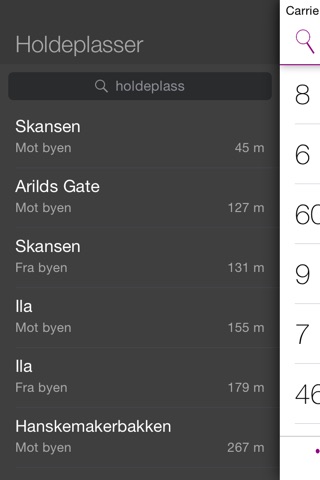 Sanntid Trondheim screenshot 3