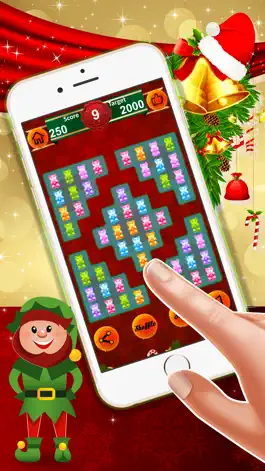 Game screenshot Gummy Bear Crush : - The free match3 puzzles game for Christmas Eve hack