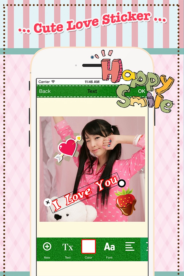 Cute Love Sticker screenshot 3