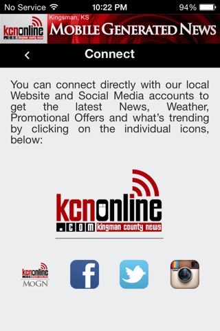 Kcnonline Mobile Generated News® screenshot 2