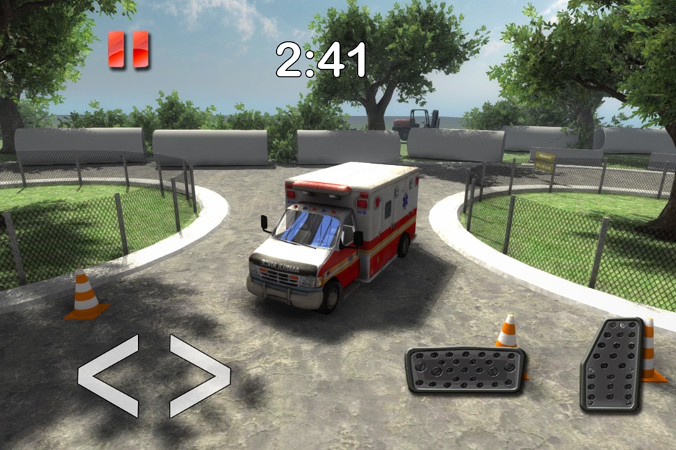 Ambulance Parking - Emergency Hospital Driving Free screenshot 4
