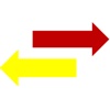 Yellow vs Red Slide Arrows