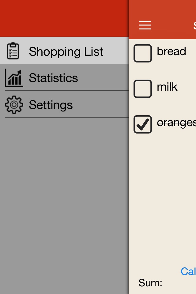 finCounter - shopping list with expenses control screenshot 3