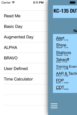 KC-135 Duty Day Calc screenshot 4