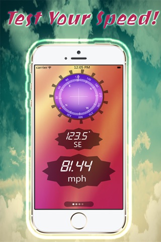 Speedtest Speedometer Heading! Compass & GPS app screenshot 2