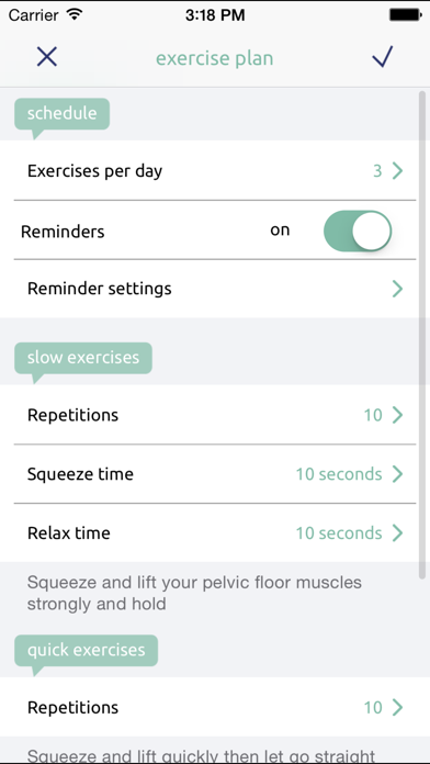 Squeezy for Men - the NHS Physiotherapy App for Pelvic Floor Muscle Exercises Screenshot 3