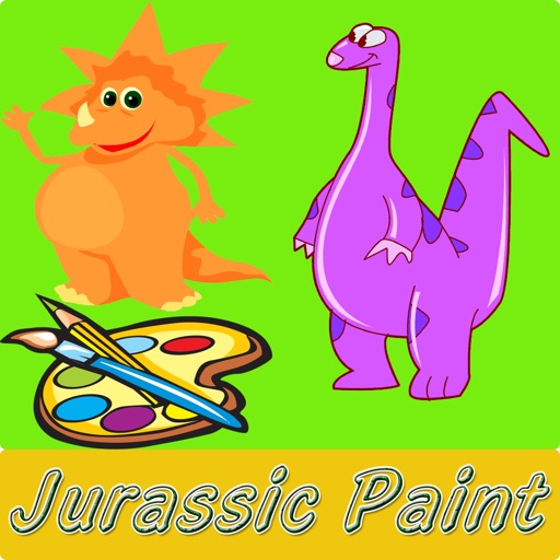 Dinosaur Drawing Jurassic Coloring For Kids Icon