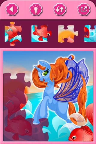 My Fairy Pony: Free Fun Kids Jigsaw Puzzle Games For My Little Girls & Toddler screenshot 3