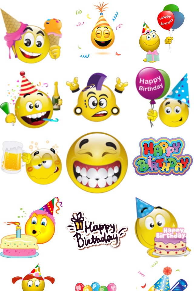 Birthday Emojis screenshot 4