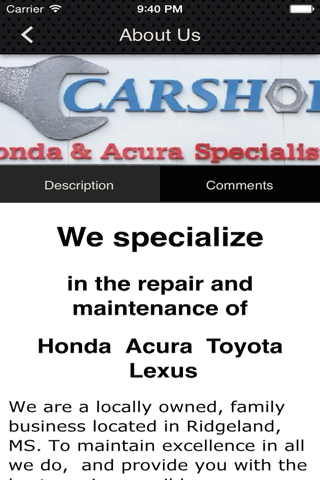 Honda Car Shop screenshot 2
