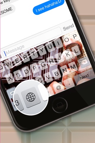 Custom Keyboard Chocolate : White & Dark Themes Color Wallpaper Keyboard screenshot 2