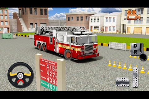 Fire Fighter Hero Parking Simulator - 911 Emergency Truck Driving Game screenshot 4