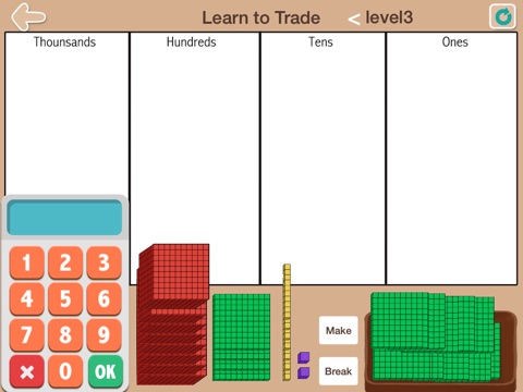 Place Value Addition (Base Ten Blocks) screenshot 4