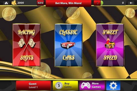 A Action Racing Vegas Slots screenshot 2