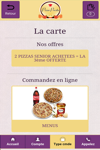 Pizza Presto Mondeville screenshot 2