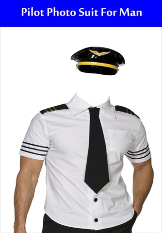 Pilot Photo Suit For Man screenshot 2
