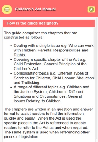 Child Act Manual screenshot 2