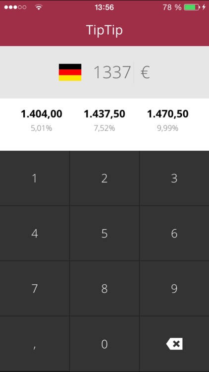 TipTip – Tip Calculator